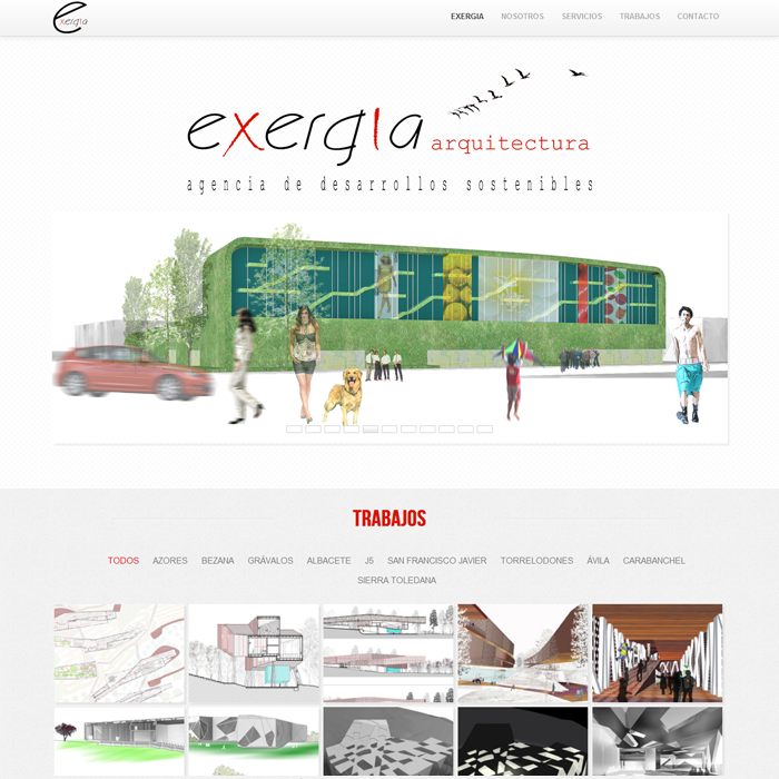 Exergia Arquitectura ~ Website
